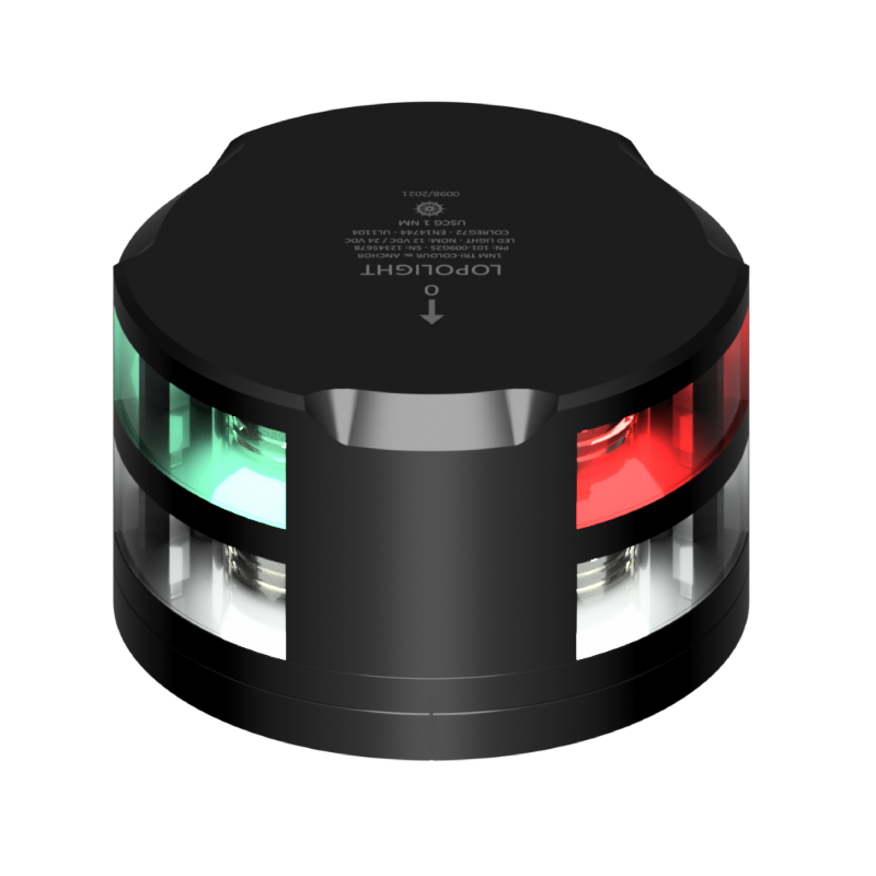 1nm Tri-color/anchor, black w/FB base